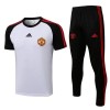 Manchester United Suits Tränings tröjor 2022-23 Vit svart Manchester United Suits Tränings tröjor 2022-23 Vit svart